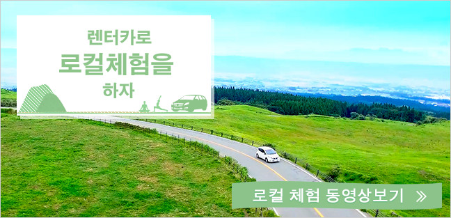 렌터카로 로컬체험을 하자