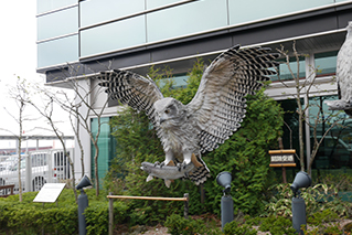 釧路空港のオブジェ