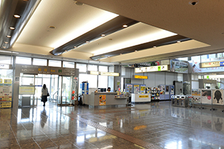 山口宇部空港の内観写真