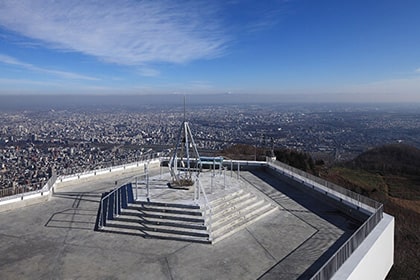 札幌もいわ山ロープウェイの展望台