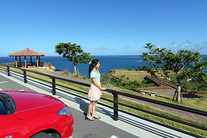 知念岬から見える景色