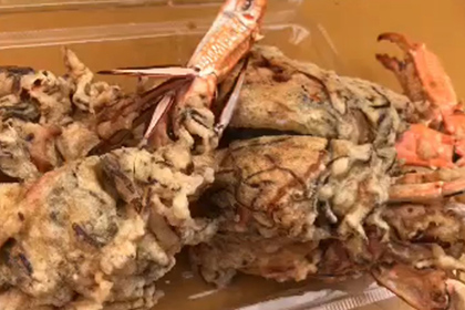 かにもずく天ぷら