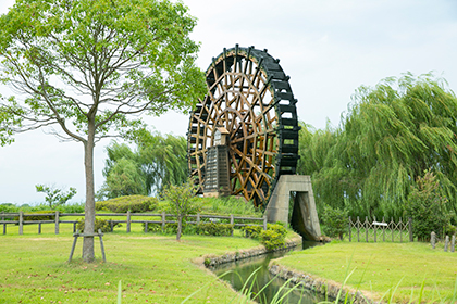 能登川水車とカヌーランド
