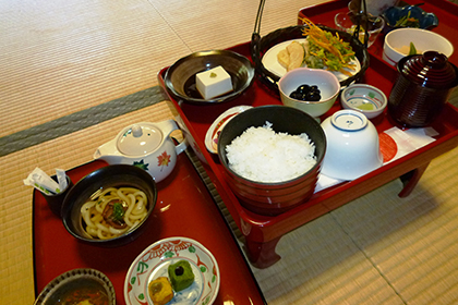 寺での精進料理